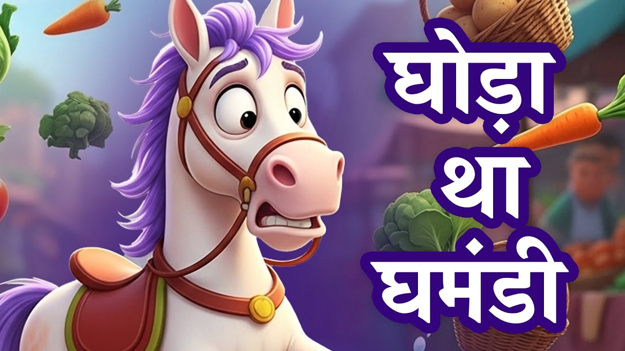 घोड़ा था घमंडी | Lakdi Ki Kath | Superhit Hindi Children's Song | Hindi Nursery Rhymes | ZI Toon TV