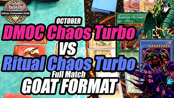 GOAT Format YuGiOh - Full Duel DMOC Chaos Turbo vs Aqua Ritual Turbo Deck | Time Wizard | IN PERSON