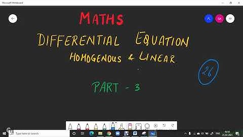 AAI ATC/AO 2020 -2021| Maths | Calculus | Differential Equation | Homogeneous DE | Part 3