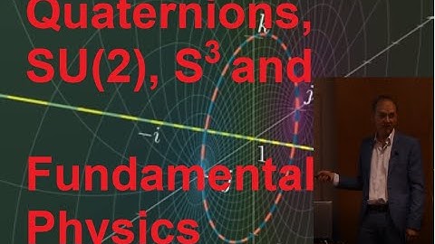 Quaternions and Fundamental Physics