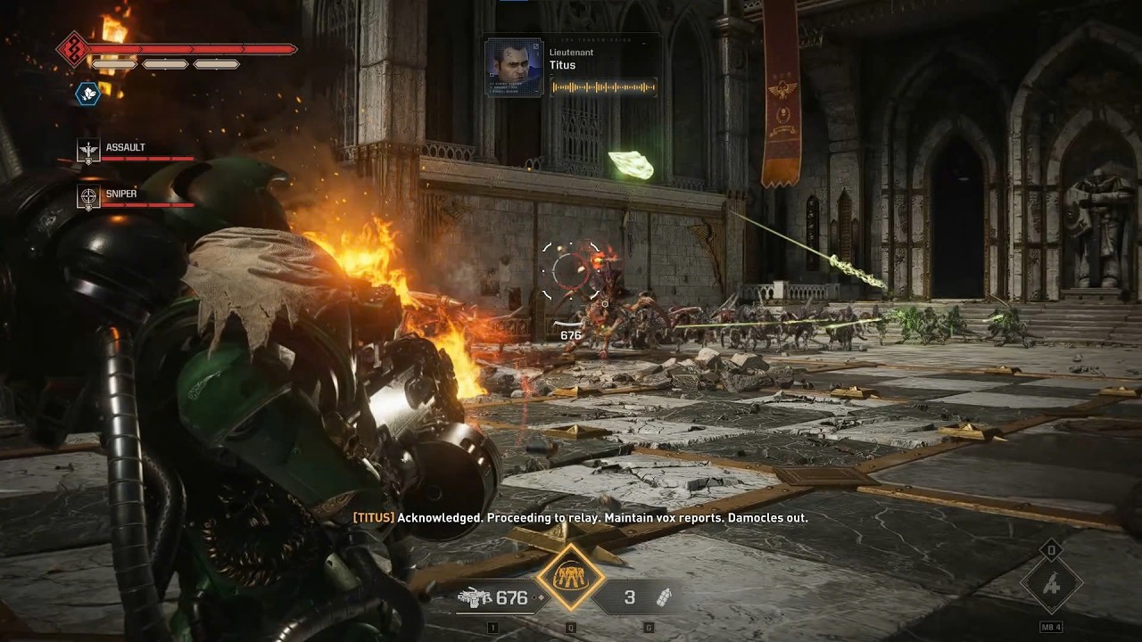 Warhammer 40k Space Marine 2 Class Heavy Chapter Salamander Gameplay No Commentary