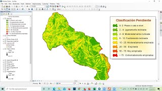 Mapa de pendientes en ArcGIS