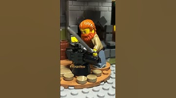 Lego Medieval Blacksmith Stop Motion Animation #shorts #shortsfeed #legoideas #lego #stopmotion