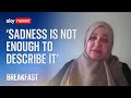 Libya floods: Woman who lost family members breaks down in tears