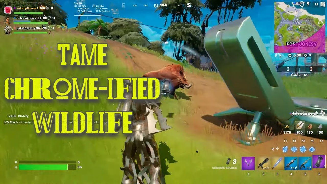 Tame Chrome-ified wildlife