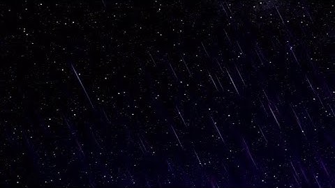 Perseid Meteor Shower Stock Motion Graphics