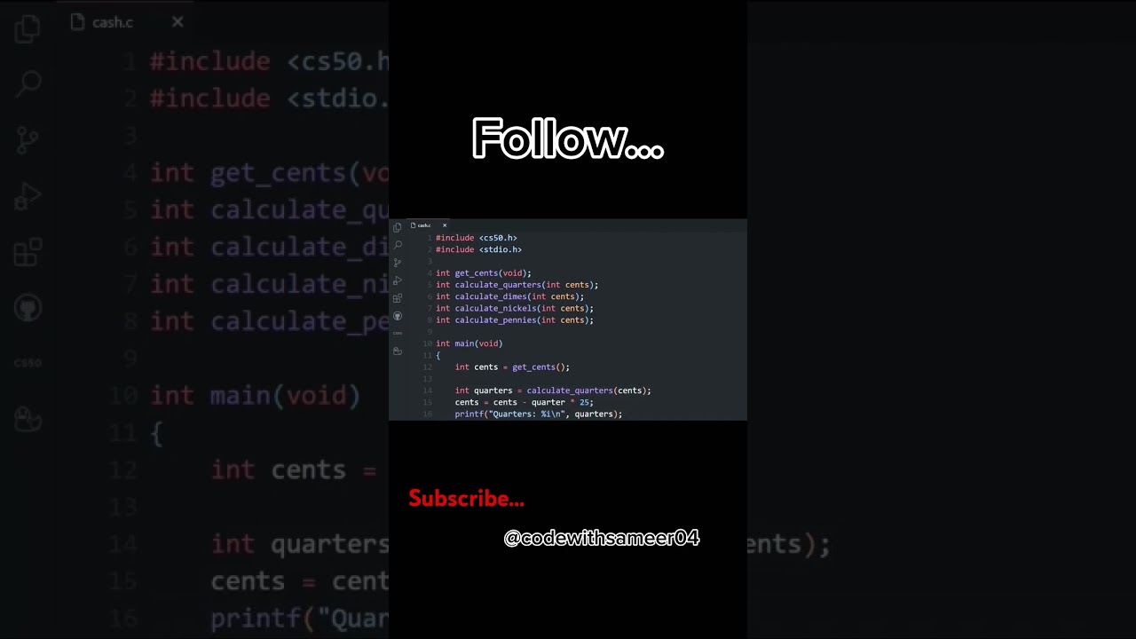 Beating CS50x Problem Set 1! 💸 | Cash Challenge Solved! 