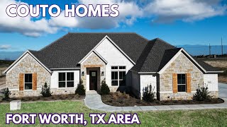 Tour a Couto Home in Eagles Bluff in Weatherford, West of Fort Worth  Modified Hampton Floorplan