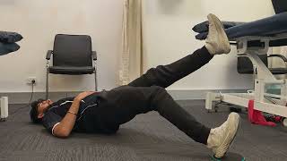 Hamstring  - Sliders single leg eccentric only