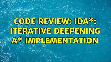 Code Review: IDA\*: Iterative Deepening A\* implementation