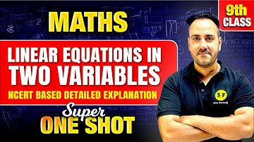 Linear equation in two variables One shot | Class 9th Maths by Ushank Sir Science and fun