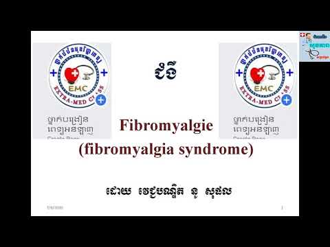 Fibromyalgia syndrome - ការឈឺចាប់សាច់ដុះឆ្អឹងសន្លាក់ Slide by Dr. នូ សុផល