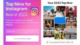 How to see your Instagram top nine post of 2022 | Your 2022 top nine | Top nine Instagram 2022 screenshot 4