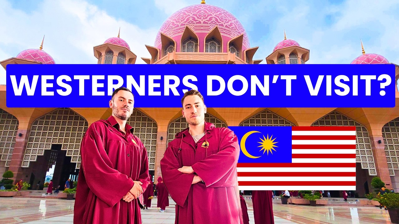 У нас был ОТЛИЧНЫЙ опыт посещения мечети Путра, Малайзия! 🇲🇾 (такая красота!)