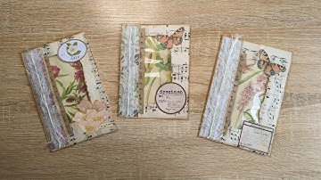 Junk Mail Envelope Pockets w/ Side Tucks ~ Edith Holden Junk Journal ~ Junk Journal Pocket Ideas