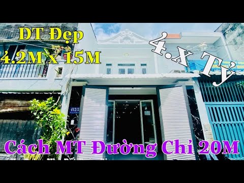 Video Bán Nhà Quận 12 (925) Nhà 2 Mặt Hẻm Trước Sau Ngay... - youtube