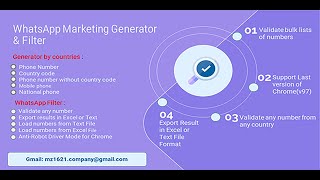 Super WhatsApp Phone Numbers Generator & Filter screenshot 5