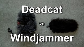 Rode Deadcat vs Rycote Mini Windjammer Rode Deadcat vs Rycote Mini Windjammer
