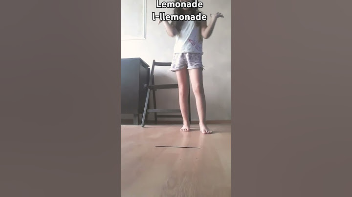 lemonade l-l-lemonade am inventat un dans pe muzica l-l-lemonade