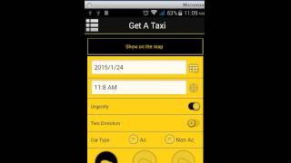 App for Taxi - Android Template screenshot 2