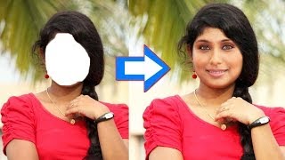 how to change / replace face in adobe Photoshop cs5 cs4 cs6 cs3 7.0 and all screenshot 4