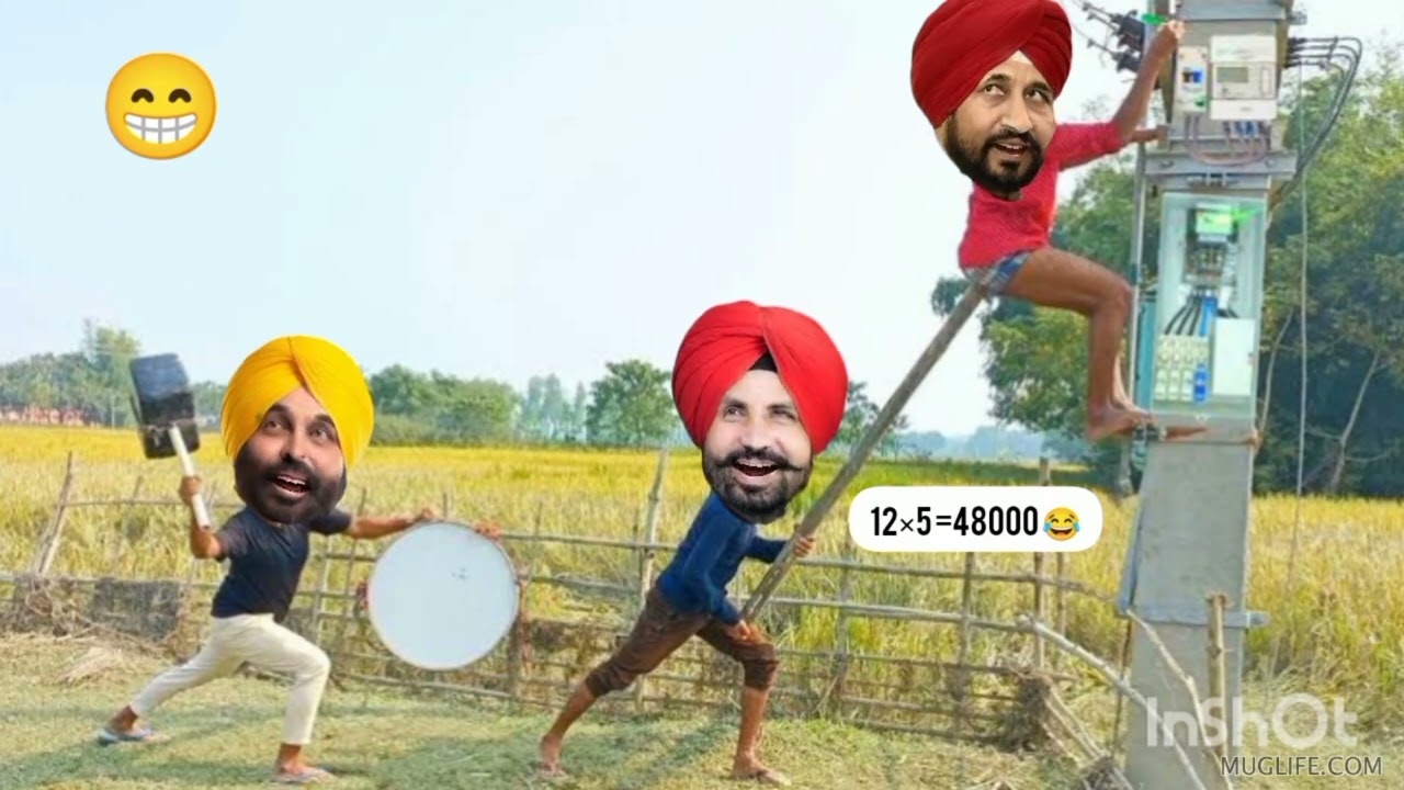 Bhagwant man vs channi | punjabi funny video |aam Aadmi party Punjab | punjab news 