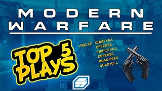 CALL OF DUTY: MODERN WARFARE TOP 5 CRAZIEST PLAYS | EPISODE 1