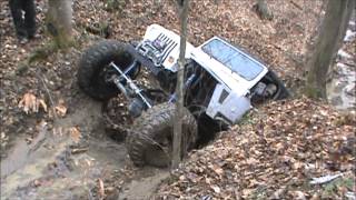 Big White YJ ROCK CRAWLING in WV MUST SEE!!!
