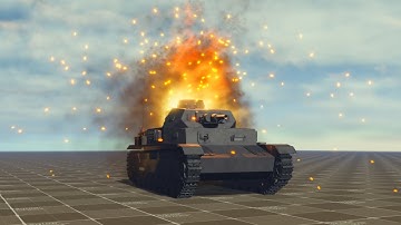 Roblox Tank ammo rack explosion effect (ARC-3)
