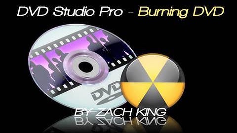DVD Studio Pro - Burning a DVD