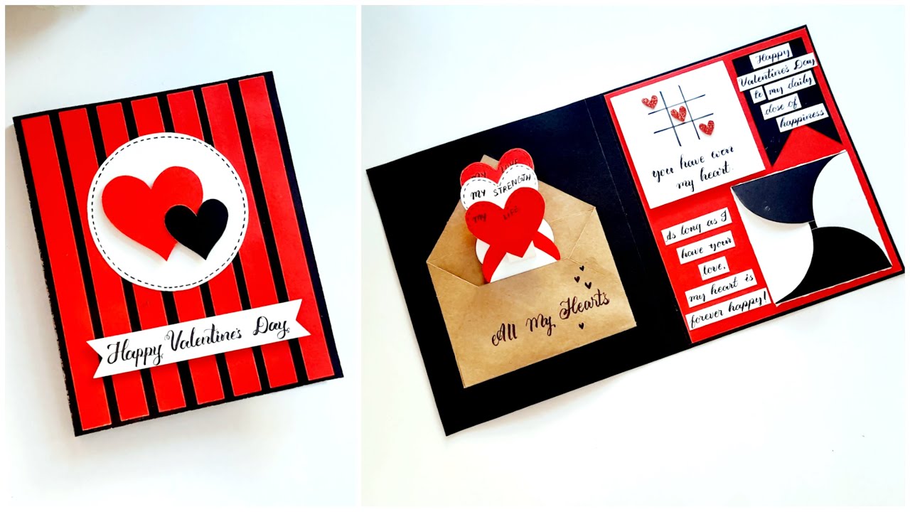 Valentine's Day Special | Handmade Greeting Card for Boyfriend ...