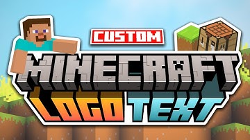 How to Create CUSTOM Minecraft Title Text Logos for Free!