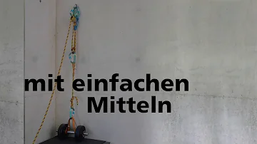 Was braucht man um einen Flaschenzug zu bauen?