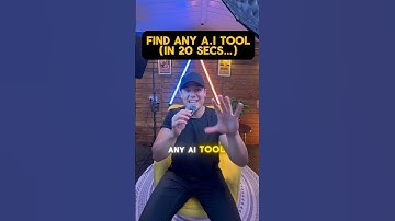 How to find any A.i tool in less than 20 seconds … #ai #aitools #aitools2024