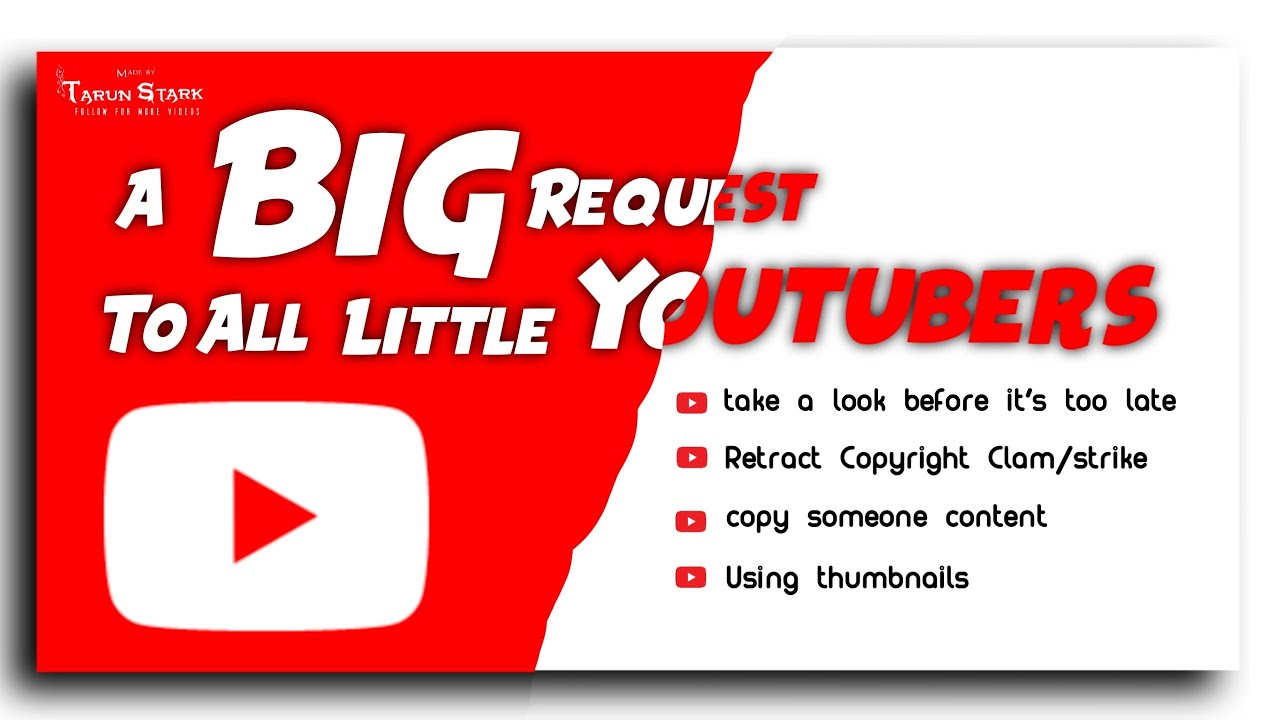 Request to My Little YouTubers | Retract Copyright Clam | Take copyright strike back | Watch now 🤯😬