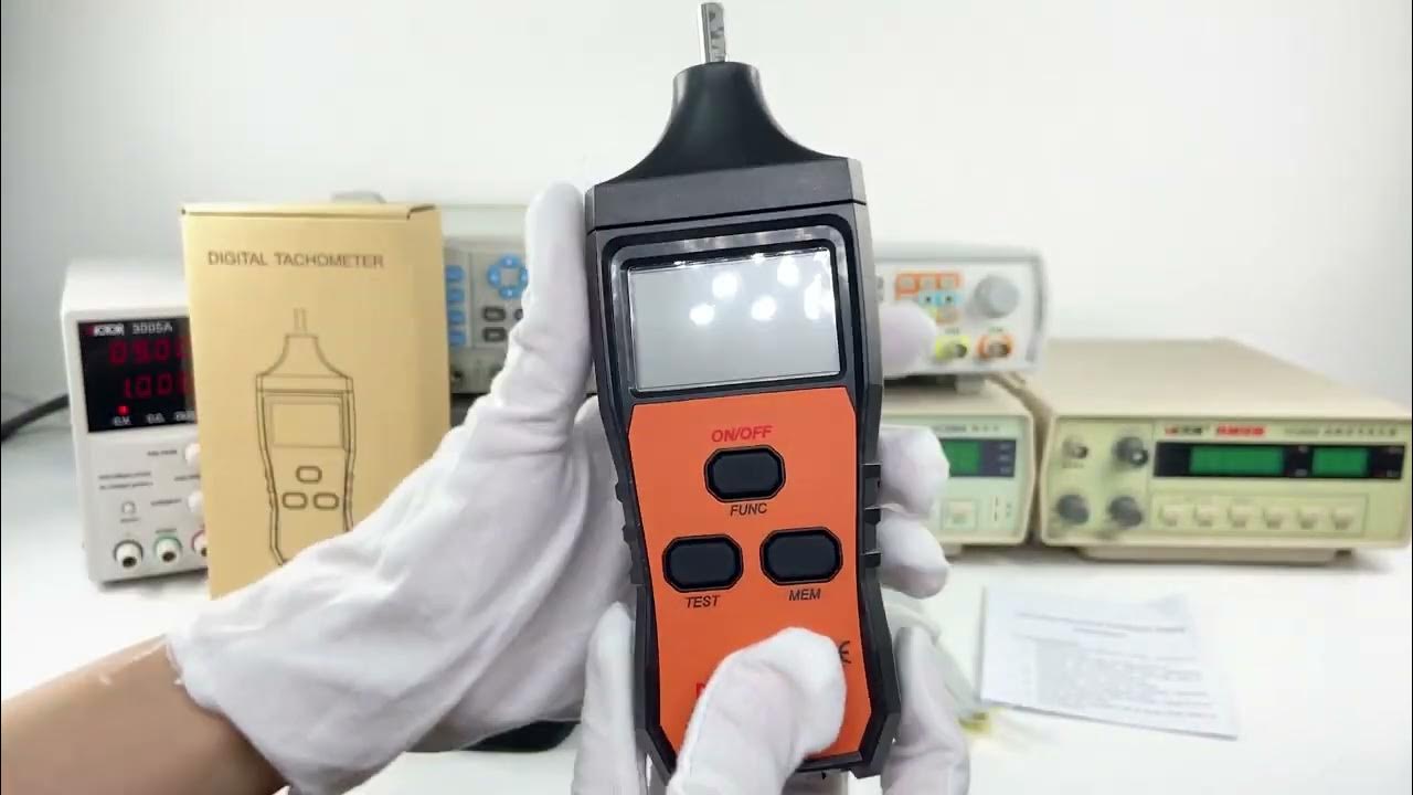 RuoShui 6236P Digital Photo Contact Tachometer YouTube