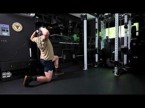 Half Kneeling Cable Face Pull