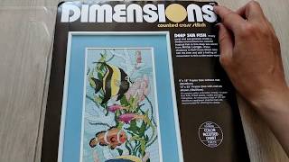 Обзор набора Dimensions 3705 Deep Sea Fish. Глубоководные рыбы. 20 на 45 см.