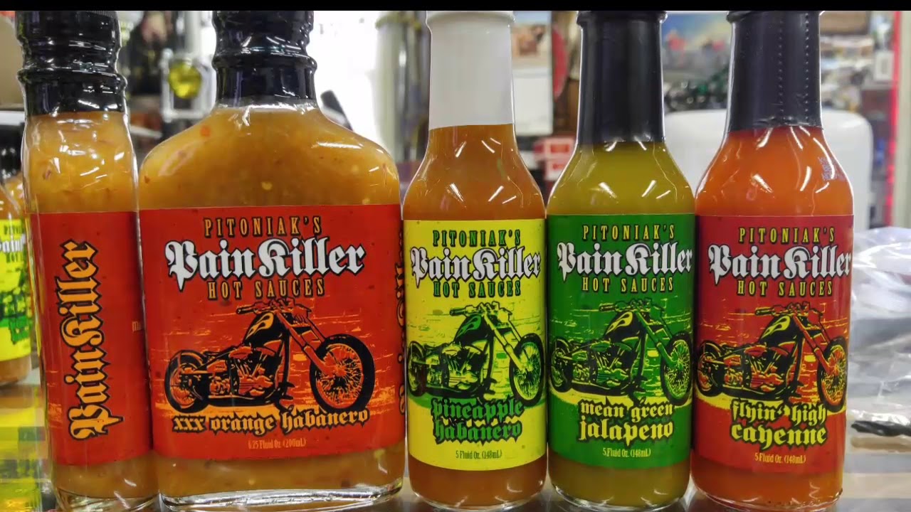 PAINKILLER HOT SAUCES YouTube