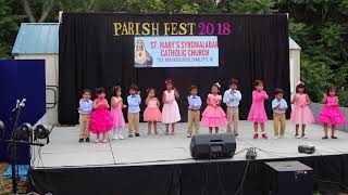Chindren song and dance SMSMCC CHARLOTTE PARISH DAY MAY 5, 2018