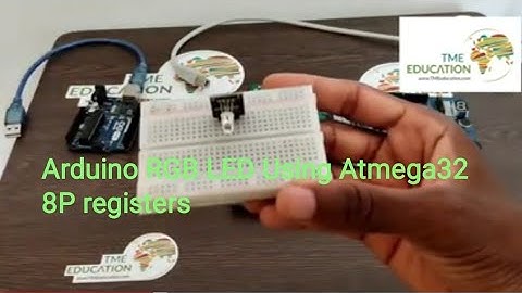 Arduino RGB LED Using Atmega328P registers #arduino #arduinoprogramming