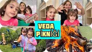 ÇAMELİ’DE VEDA PİKNİĞİ| HAVA ÇOK SOĞUK |İKİZLER EVDE KİTAP OKURSA|İKİZ ANNESİ |İKİZLERLE PAZAR VLOG