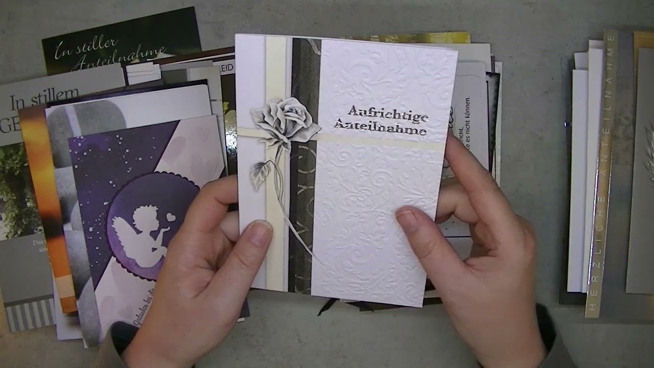 so wunderschöne Trauerkarten