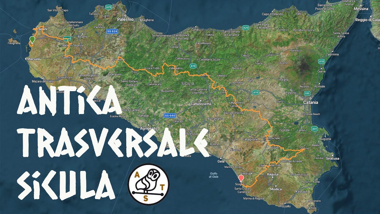 ANTICA TRASVERSALE SICULA | Mozia (Trapani) - Kamarina (Ragusa) | km. 600