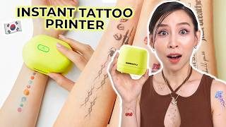 I Got an Instant Tattoo Printer - Does it work? by Tina Yong 158,712 views 2 months ago 10 minutes, 16 seconds