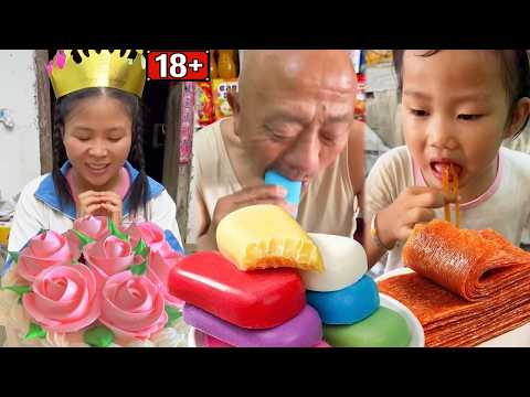 A popular TikTok collection of old Chinese snacks, evoking childhood memories.