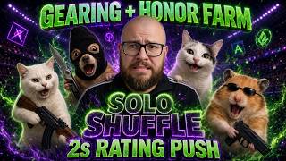 WOW 12.1 MADNESS: 2S AND SOLO SHUFFLE  🔥FERAL  PVP STREAM| Andy Edmontana