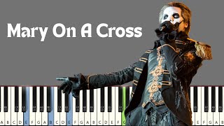 Mary On A Cross - Piano Tutorial