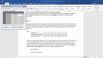 R Commander - Signed Rank Test with a Non-zero Test Value
