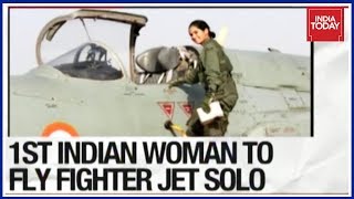 Flying Officer Avani Chaturvedi Creates History,  1st Indian Woman To Fly Fighter Jet Solo